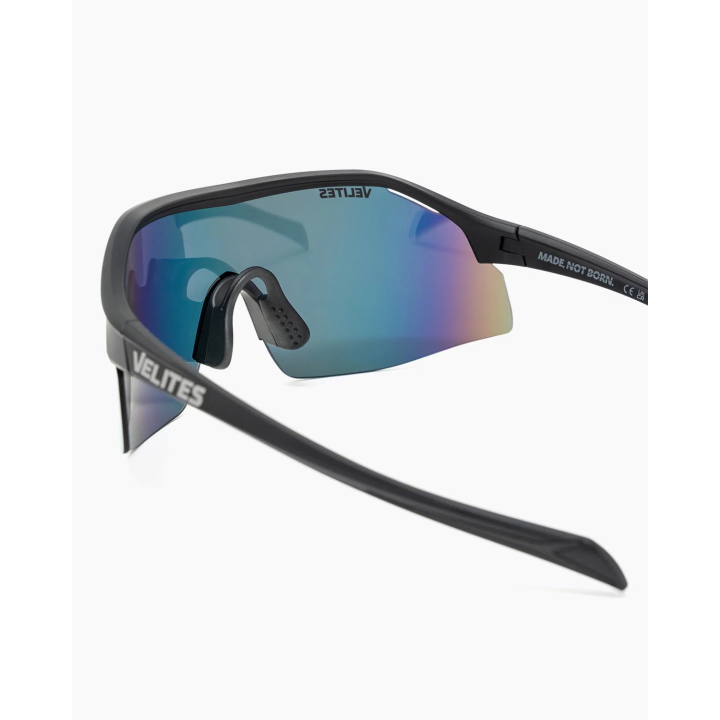 Lunettes de soleil Velites Raptor - Noir/Rouge sport — Monture noire / Verres oranges · Taille TU