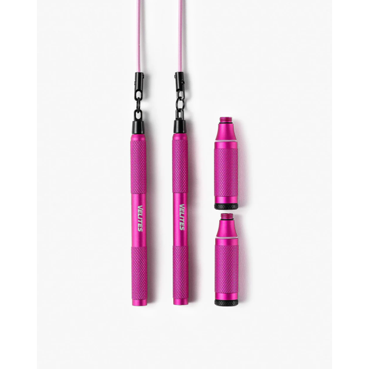 Corde à sauter Cyclone Velites rose pour Cross Taining et fitness — Rose · Taille TU
