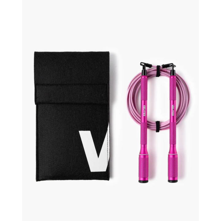 Corde à sauter Cyclone Velites rose pour Cross Taining et fitness — Rose · Taille TU