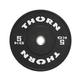 Disque Bumper Plate 5 KG | THORN+FIT EQUIPMENT — 5 KG · Taille Blanc