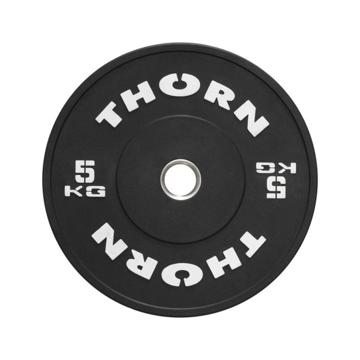 Disque Bumper Plate 5 KG | THORN+FIT EQUIPMENT — 5 KG · Taille Blanc