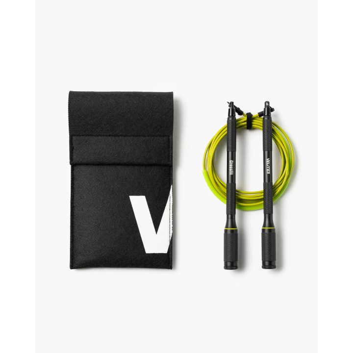 Corde à sauter Cyclone Velites CrossFit® - Noire — Noir · Taille TU