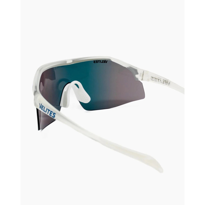 Lunettes Velites Raptor Transparent-Bleu UV400 Sport — Monture transparente/ Verres bleus · Taille TU