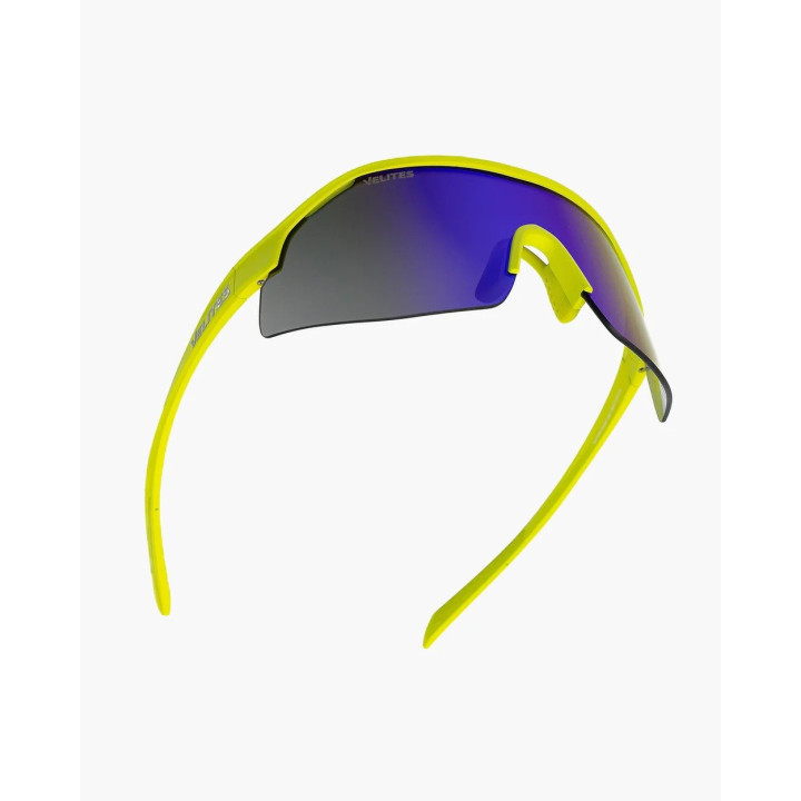 Lunettes Velites Raptor Neon Vert-Bleu UV400 Sport — Monture verte / Verres bleus · Taille TU