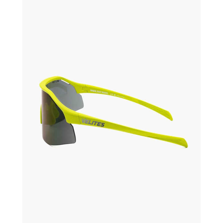 Lunettes Velites Raptor Neon Vert-Bleu UV400 Sport — Monture verte / Verres bleus · Taille TU