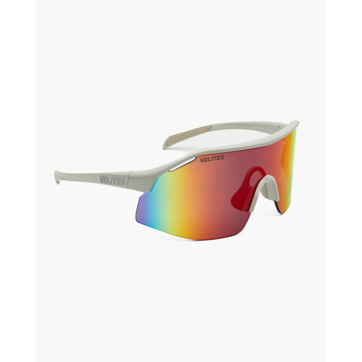 Lunettes Velites Raptor Off White-Rouge UV400 Sport — Monture blanche / Verres rouges · Taille TU