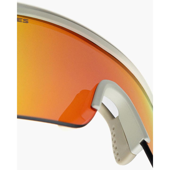 Lunettes Velites Raptor Off White-Rouge UV400 Sport — Monture blanche / Verres rouges · Taille TU