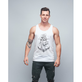 Débardeur Homme blanc INK YOUR WOD | VERY BAD WOD x WILL LENNART TATOO — Blanc · Taille XXL