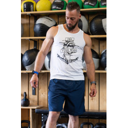 Débardeur Homme blanc INK YOUR WOD | VERY BAD WOD x WILL LENNART TATOO — Blanc · Taille XXL