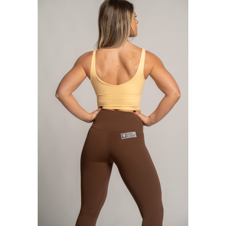 Brassière femme sport Alessia pêche - Barbell Regiment — Orange · Taille S