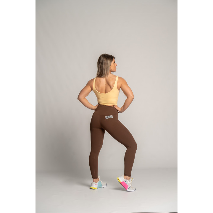 Brassière femme sport Alessia pêche - Barbell Regiment — Orange · Taille S