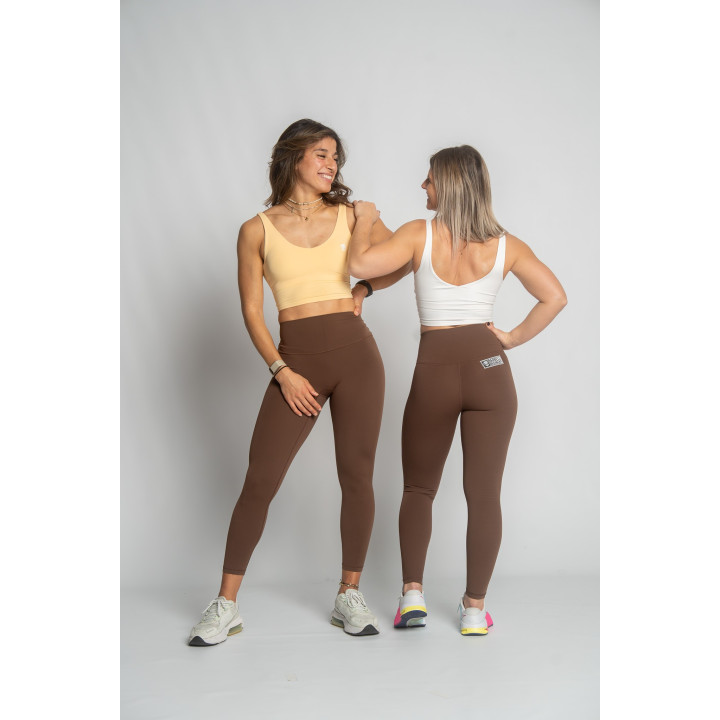 Brassière femme sport Alessia pêche - Barbell Regiment — Orange · Taille M