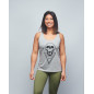 Débardeur Femme gris SKULL| VERY BAD WOD x WILL LENNART TATOO — Gris · Taille L