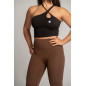 Brassière femme sport Diana noire - Barbell Regiment — Noir · Taille S