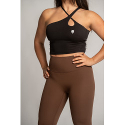 Brassière femme sport Diana noire - Barbell Regiment — Noir · Taille L