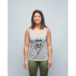 Débardeur Femme gris SKULL| VERY BAD WOD x WILL LENNART TATOO — Gris · Taille L