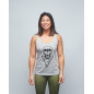 Débardeur Femme gris SKULL| VERY BAD WOD x WILL LENNART TATOO — Gris · Taille L