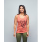 Débardeur Femme rouge chiné GORILLA OPS | VERY BAD WOD x WILL LENNART TATOO — Rouge · Taille S