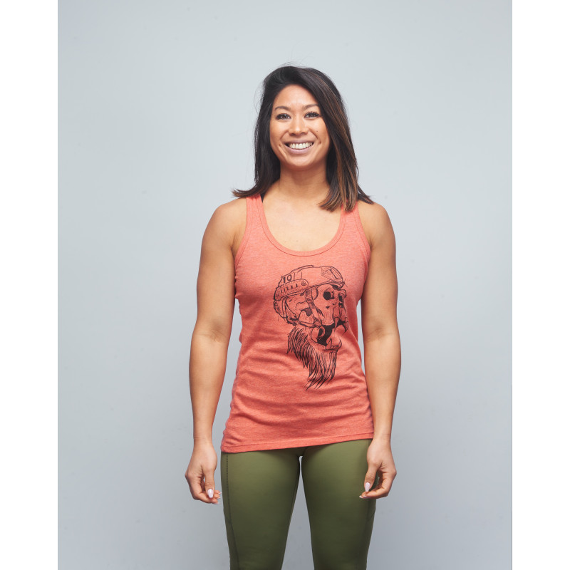 Débardeur Femme rouge chiné GORILLA OPS | VERY BAD WOD x WILL LENNART TATOO — Rouge · Taille L Débardeur Femme rouge chiné GORILLA OPS | VERY BAD WOD x WILL LENNART TATOO — Rouge · Taille L