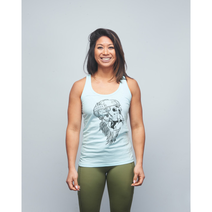 Débardeur Femme vert clair GORILLA OPS | VERY BAD WOD x WILL LENNART TATOO — Vert · Taille M