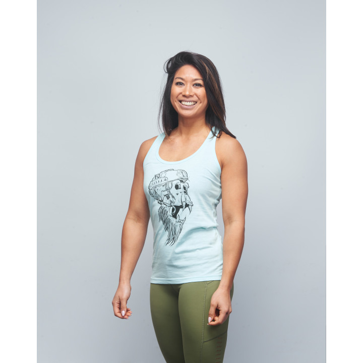 Débardeur Femme vert clair GORILLA OPS | VERY BAD WOD x WILL LENNART TATOO — Vert · Taille L