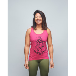 Débardeur Femme rose fuchsia INK YOUR WOD | VERY BAD WOD x WILL LENNART TATOO — Rose · Taille XS