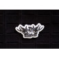 Patch PVC 3D velcro blanc FRAN | VERY BAD WOD — Noir · Taille TU