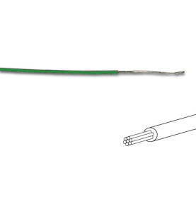 FIL DE CÂBLAGE -  ø 1.4 mm - 0.2 mm² - MULTIBRIN - VERT - Velleman