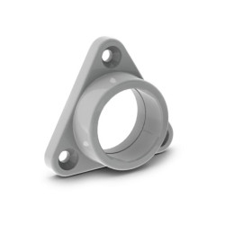 SUPPORT DE MONTAGE POUR PROFILÉ POUR RUBAN LED ALU-ROUND - ABS - POUR 