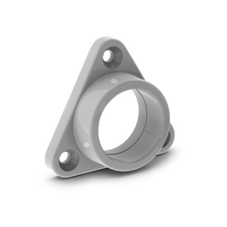 SUPPORT DE MONTAGE POUR PROFILÉ POUR RUBAN LED ALU-ROUND - ABS - POUR 