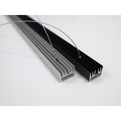CÂBLE DE SUPENSION EN ACIER POUR PROFILÉ LED - 2 pcs