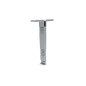 SUPPORT DE MONTAGE POUR PROFILÉ POUR RUBAN LED ALU-ROUND - POUR ARMOIRE - ARGENT