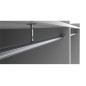 SUPPORT DE MONTAGE POUR PROFILÉ POUR RUBAN LED ALU-ROUND - POUR ARMOIRE - ARGENT
