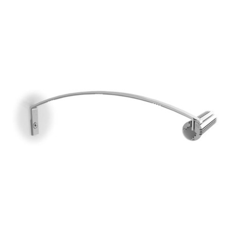 SUPPORT DE MONTAGE POUR PROFILÉ POUR RUBAN LED ALU-ROUND - POUR ARMOIR