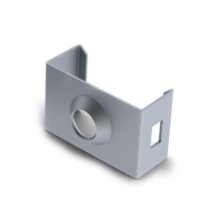 SUPPORT DE MONTAGE POUR PROFILÉ POUR RUBAN LED SLIMLINE 7 mm - ACIER À RESSORT - ARGENT