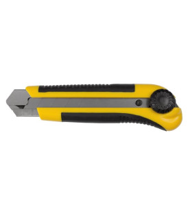 CUTTER ROBUSTE - LAME 25 mm - AVEC SYSTÈME DE BLOCAGE - PRL