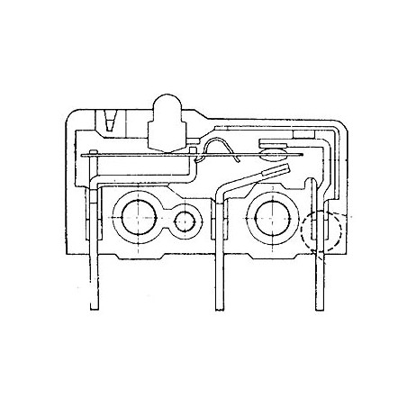 MICRORUPTEUR 5A, SANS LEVIER DE COMMANDE