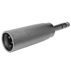XLR MALE 3 BROCHES VERS FICHE JACK MALE 6.35mm STEREO - Velleman