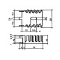 REFROIDISSEUR TO220/TO3P 15.5°C/W AVEC BROCHES REFROIDISSEUR TO220/TO3P 15.5°C/W AVEC BROCHES