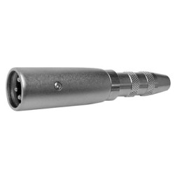 XLR MALE 3 BROCHES VERS FICHE JACK FEMELLE 6.35mm MONO - Velleman