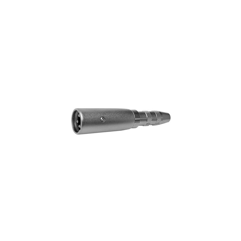 XLR MALE 3 BROCHES VERS FICHE JACK FEMELLE 6.35mm MONO