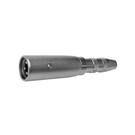 XLR MALE 3 BROCHES VERS FICHE JACK FEMELLE 6.35mm MONO - Velleman