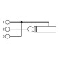 XLR MALE 3 BROCHES VERS FICHE JACK FEMELLE 6.35mm MONO