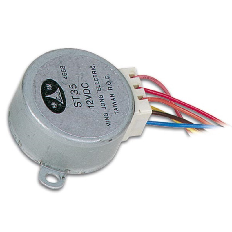 MOTEUR PAS A PAS 12VCC 60mA (ANGLE 7.5° / 48 PAS) MOTEUR PAS A PAS 12VCC 60mA (ANGLE 7.5° / 48 PAS)