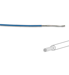 FIL DE CÂBLAGE -  ø 1.4 mm - 0.2 mm² - MULTIBRIN - BLEU - Velleman