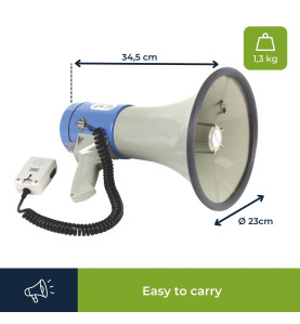 MEGAPHONE PUISSANT - 25 W - Velleman