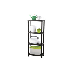 Etagère de rangement - 60 x 30 x 138 cm - 4 étagères - PRL