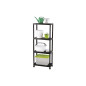 Etagère de rangement - 60 x 30 x 138 cm - 4 étagères