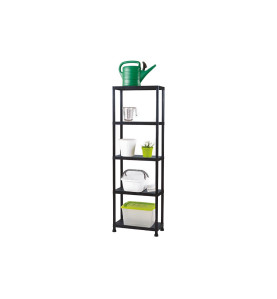 Étagère de rangement - 80 x 30 x 181 cm - 5 étagères - PRL