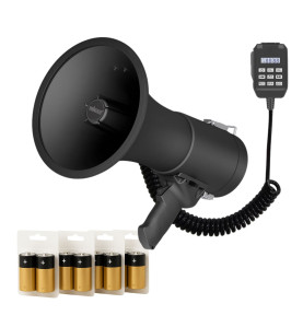 Ensemble (MP66S+ LR14*4) avec mégaphone puissant de 50 W avec sirène e